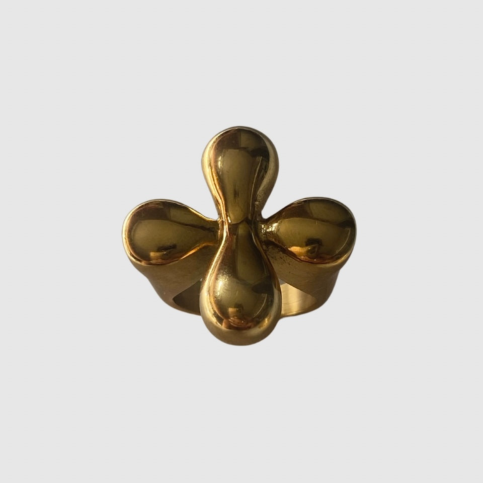 XL 18k Gold Flower Ring - GRISÉ NYC 7