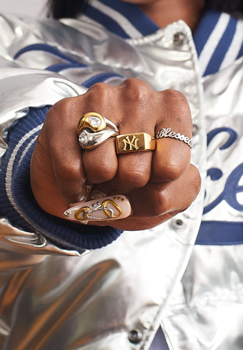 New York Yankees Ring - 18k Gold - GRISÉ NYC 2