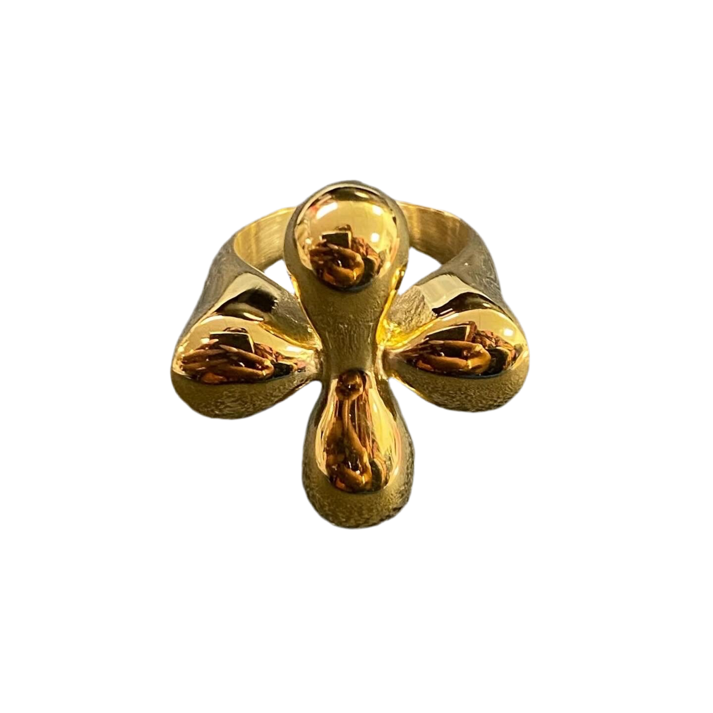 XL 18k Gold Flower Ring - GRISÉ NYC 6