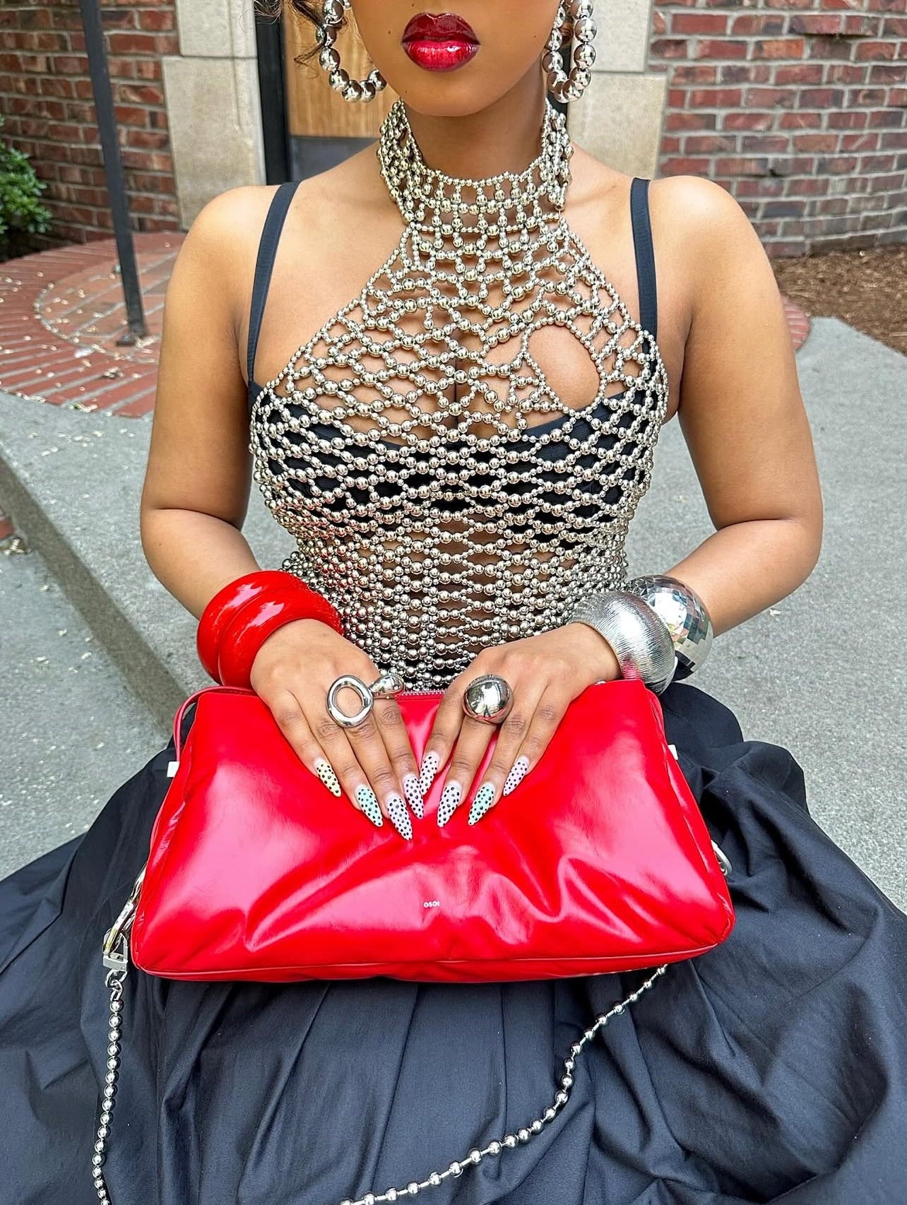 XL Oblong Stainless Steel Ring - GRISÉ NYC 5