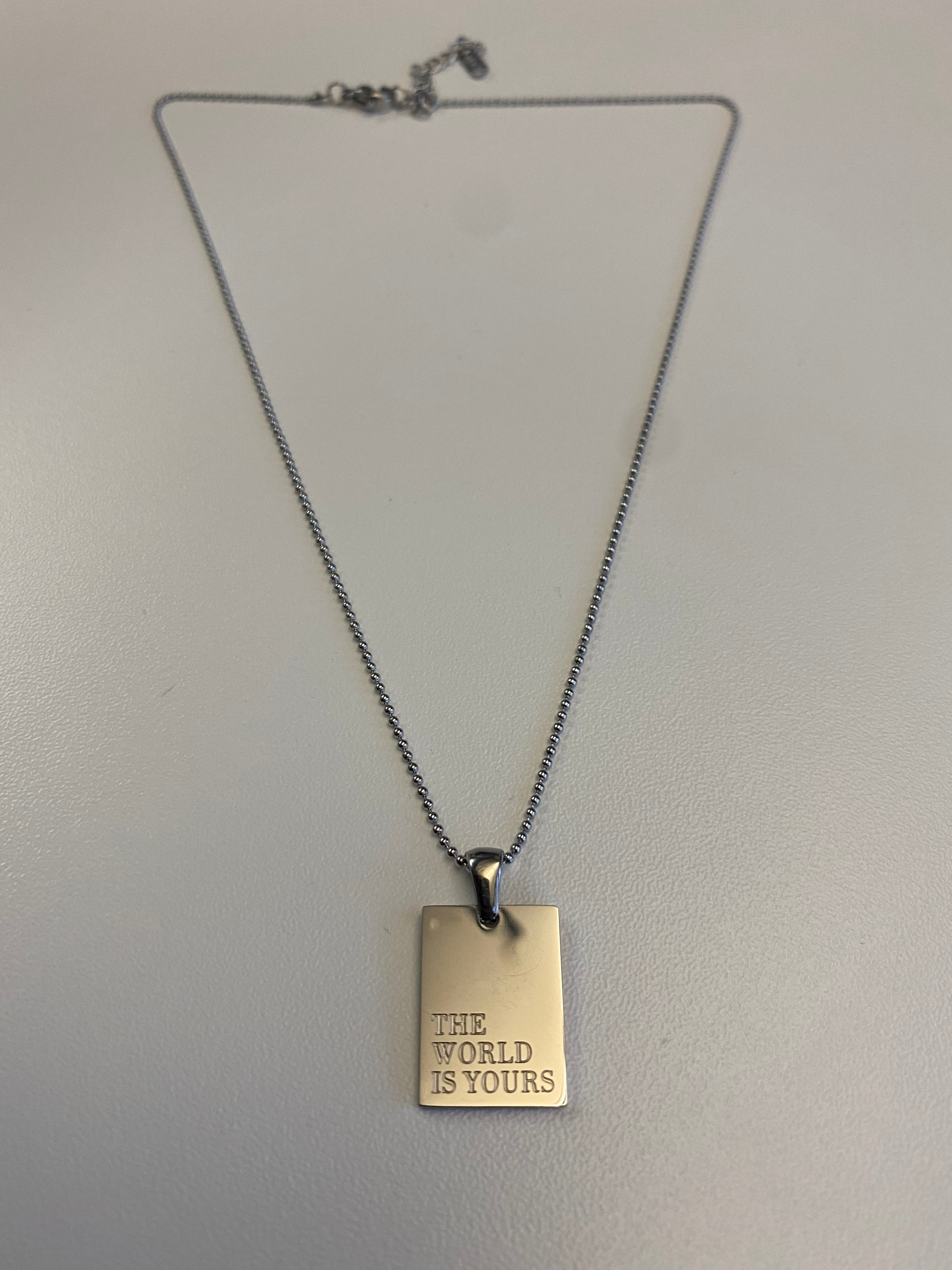THE WORLD IS YOURS Necklace - GRISÉ NYC 3