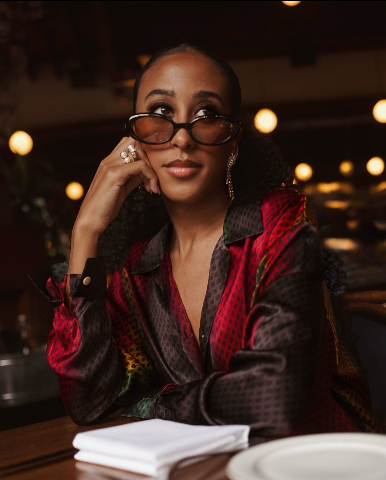 Retro Black-Brown Round Sunglasses - GRISÉ NYC 5