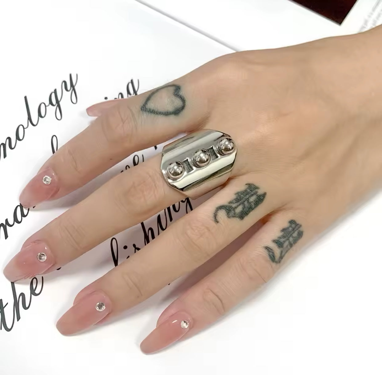 Bolt Armor Stainless Steel Ring - GRISÉ NYC 3