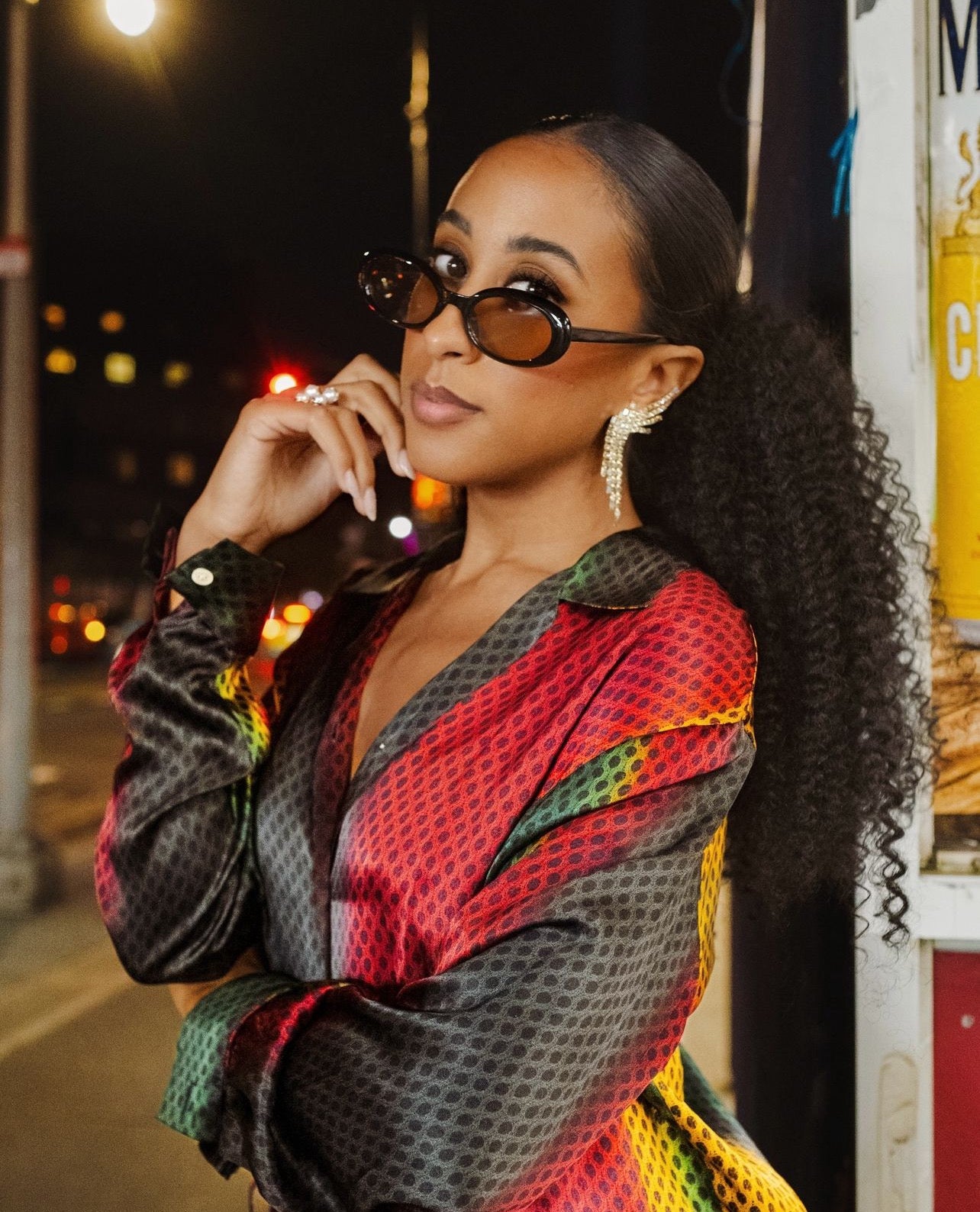 Retro Black-Brown Round Sunglasses - GRISÉ NYC 3