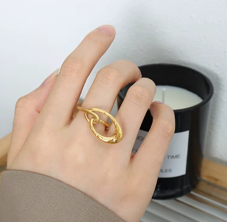 Celestial Universe 18k Gold Ring - GRISÉ NYC 2