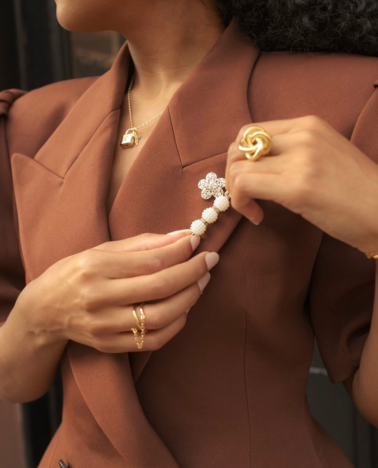 Chain Layer 18k Ring - GRISÉ NYC 3