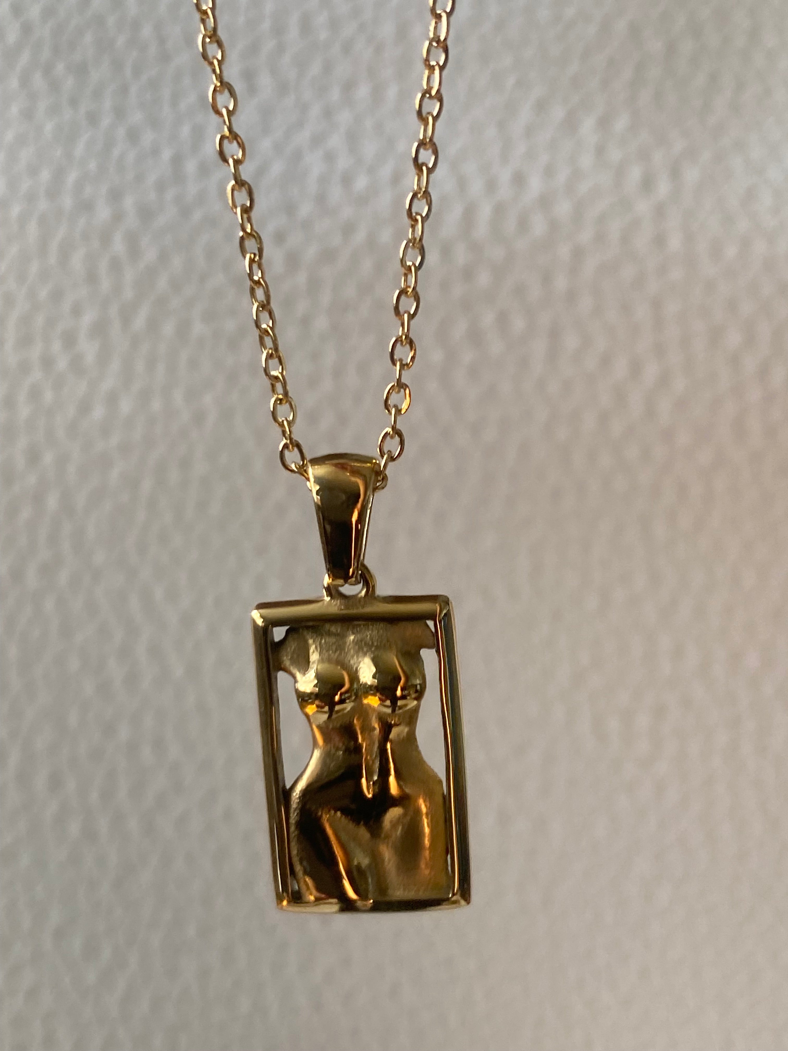 Cuerpo 18k Gold Pendant Necklace - GRISÉ NYC 3