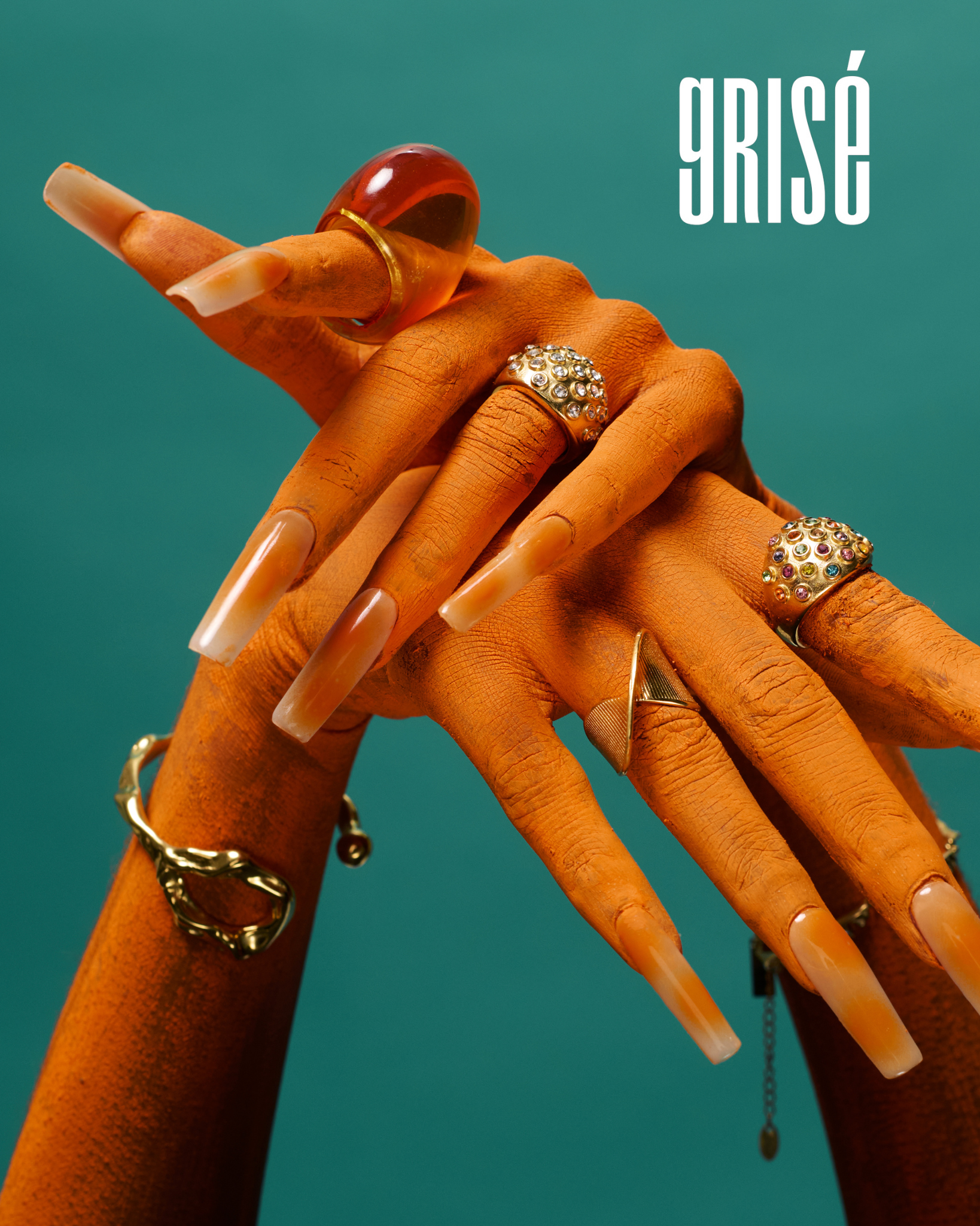 Dome Gemstone 18k Gold Ring - GRISÉ NYC 3