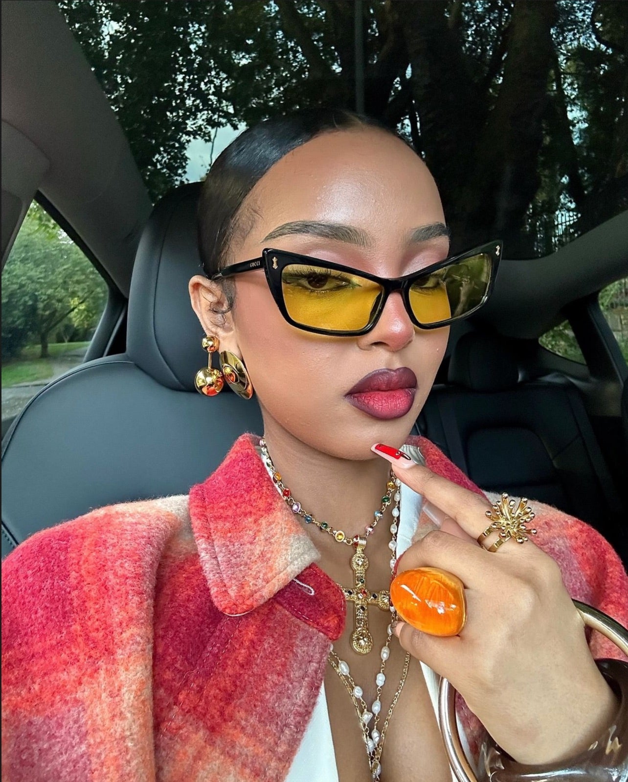 XL Amber Resin Ring - GRISÉ NYC 3