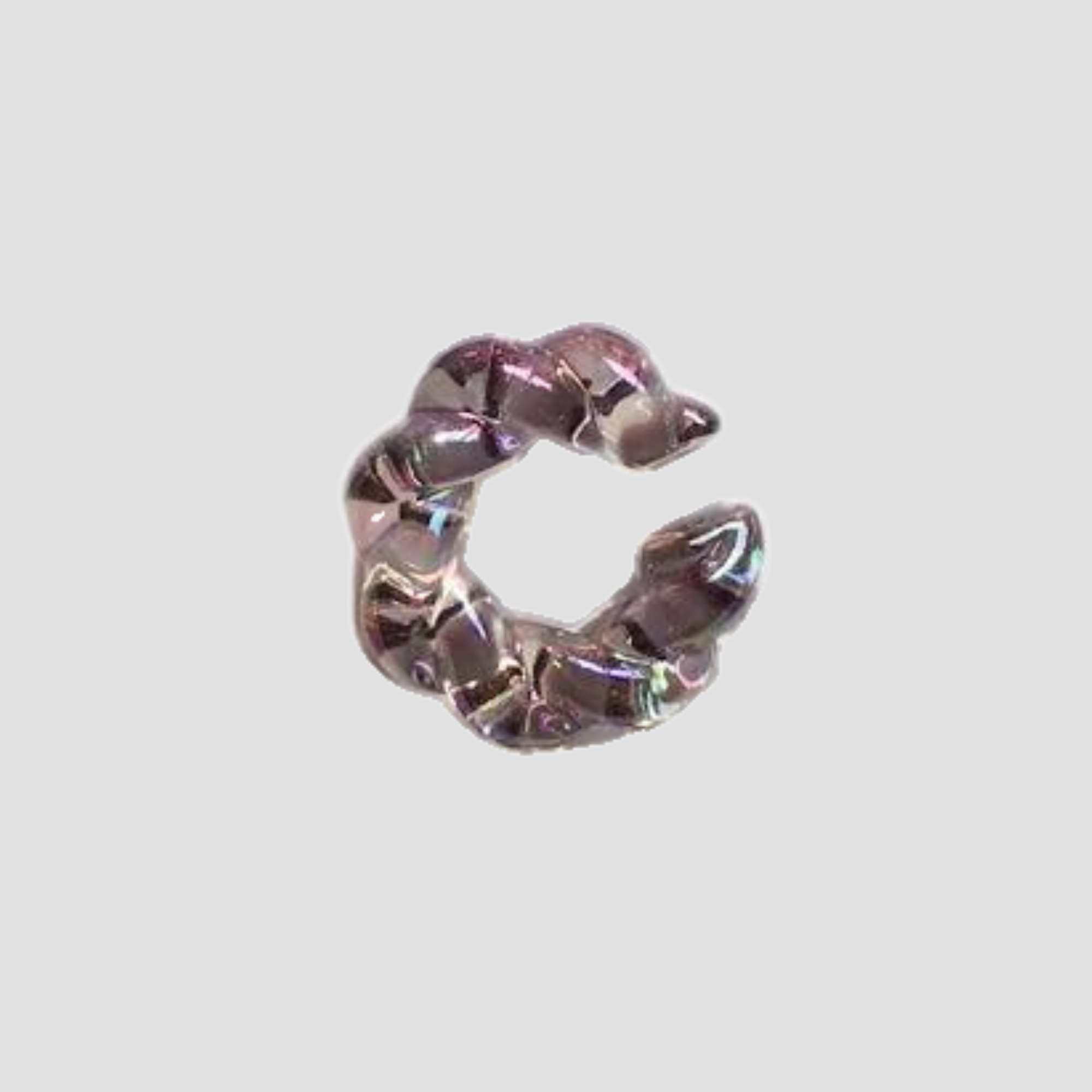 Resin Twist Single Ear Cuff - Gray | GRISÉ NYC Resin Twist Single Ear Cuff - Gray | GRISÉ NYC