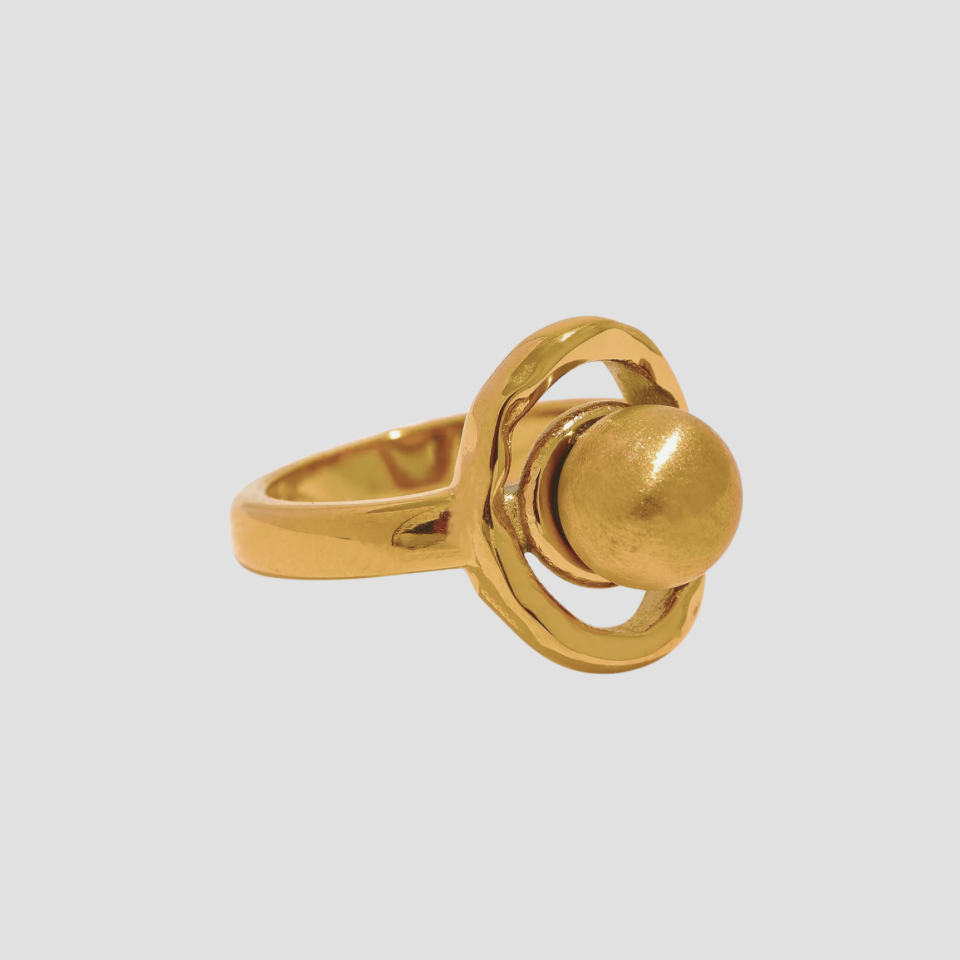 Saturn 18k Gold Ring - GRISÉ NYC 2
