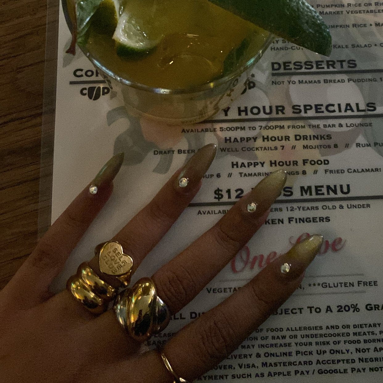 Self Love Club Heart 18k Gold Signet Ring - GRISÉ NYC 2