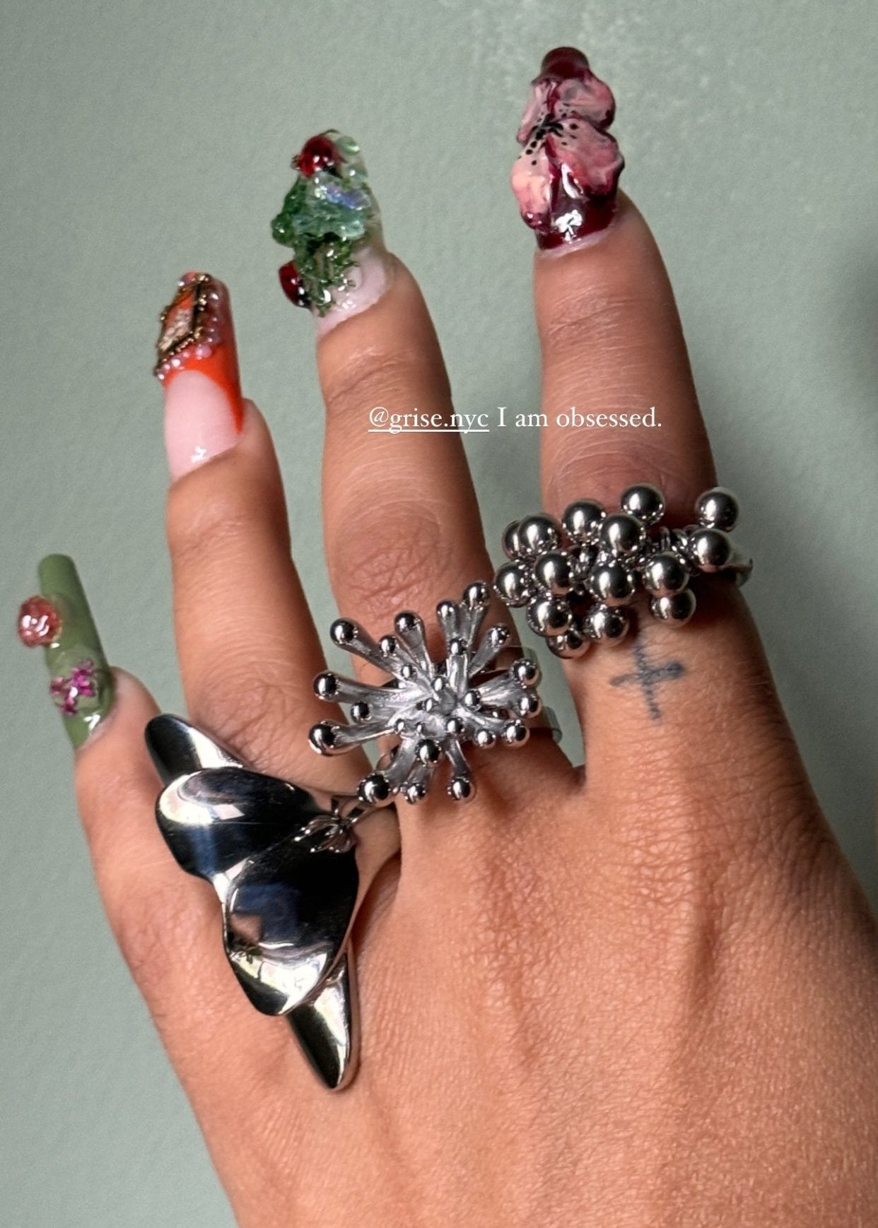 Fiesta Stainless Steel Ring - GRISÉ NYC 4