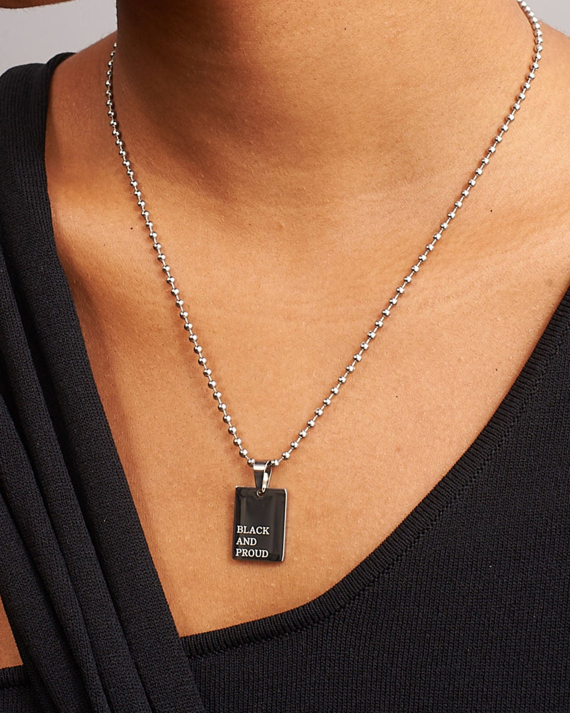 BLACK AND PROUD Necklace