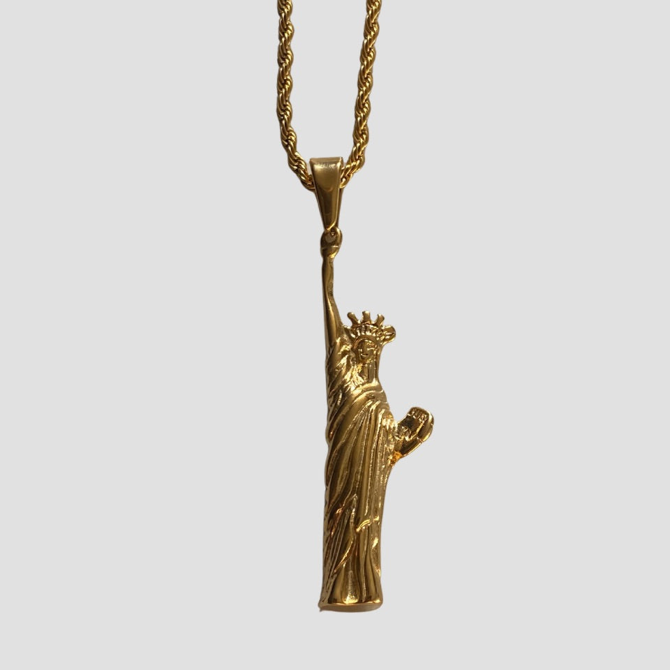 Statue of Liberty 18k Gold Necklace - GRISÉ NYC 1