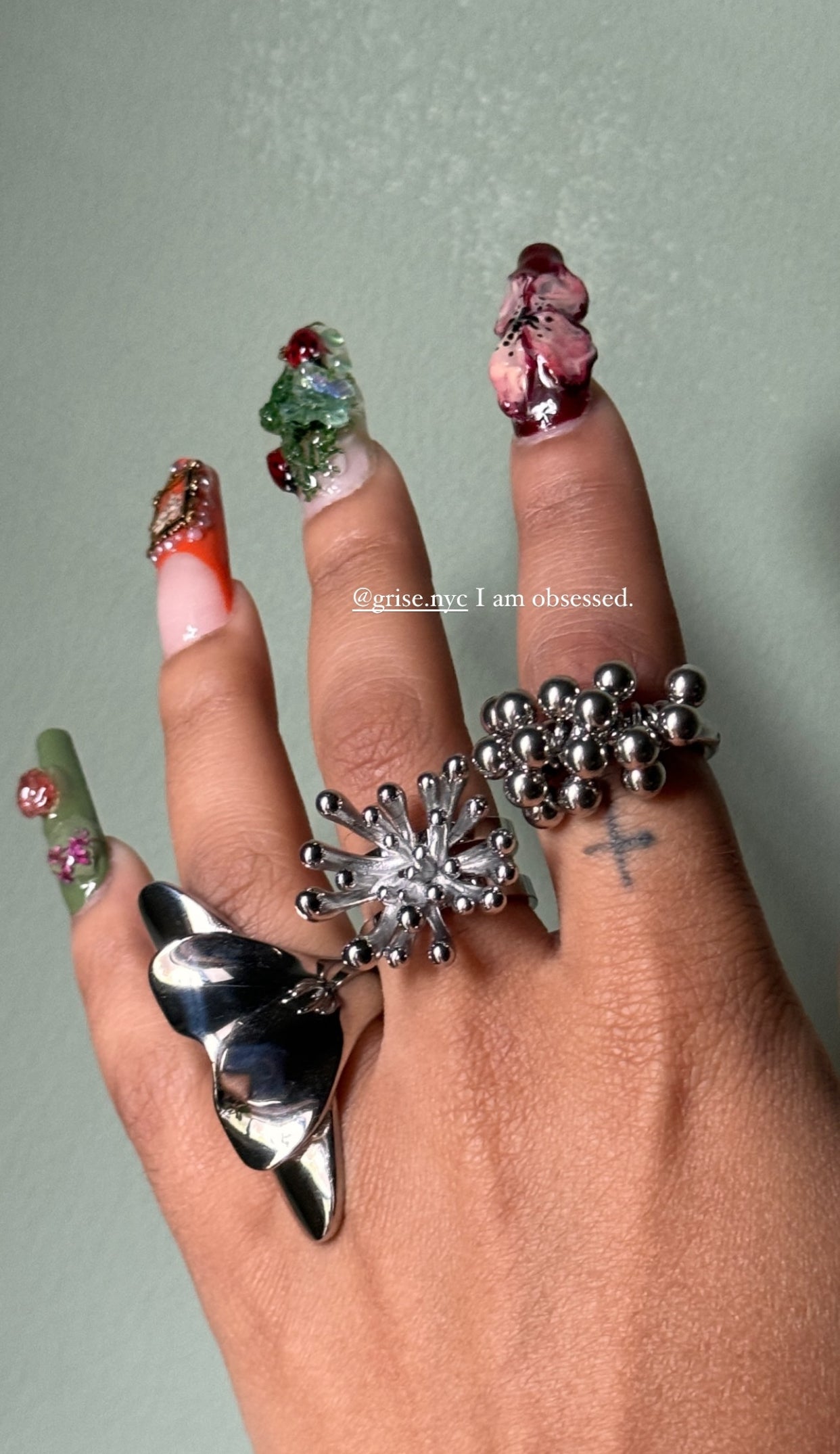 Urchin Stainless Steel Ring - GRISÉ NYC 4