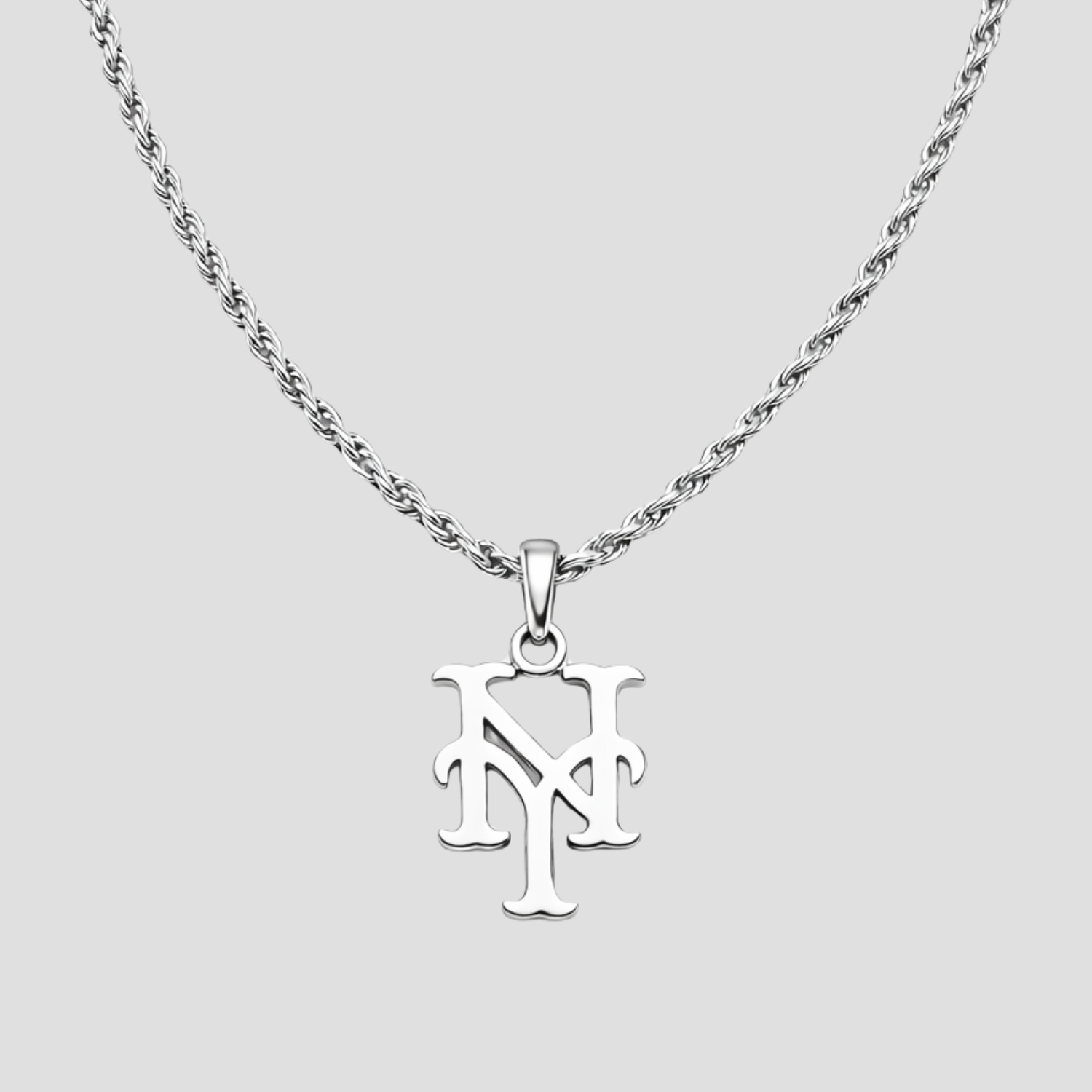 New York Mets Stainless Steel Rope Necklace