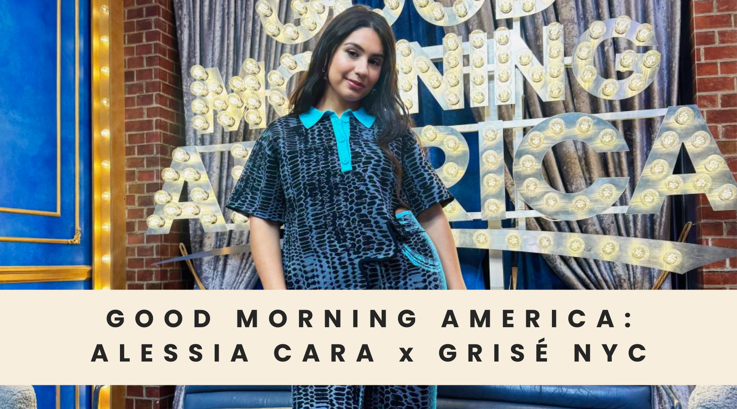 Alessia Cara wears GRISÉ on Good Morning America | 10.21.24
