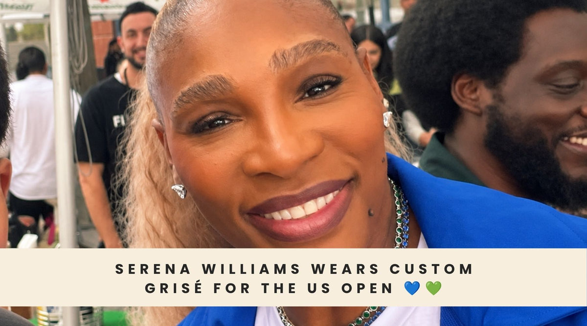 Serena Williams Wears Custom GRISÉ Gemstone Necklaces for Heineken’s US Open Campaign