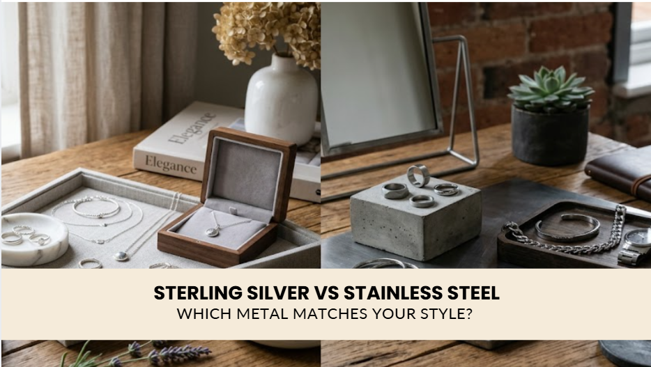 Sterling Silver vs Stainless Steel: Which Metal Matches Your Style?