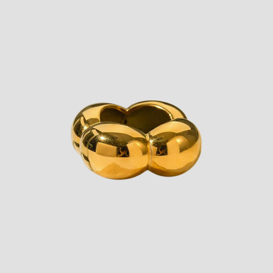 Geometric Bolt 18k Gold Ring