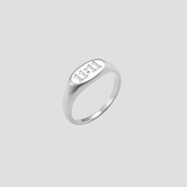 Manifest Your Intentions with the 11:11 Stainless Steel Ring Manifest Your Intentions with the 11:11 Stainless Steel Ring