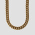 18k gold thick cuban link necklace by GRISÉ NYC