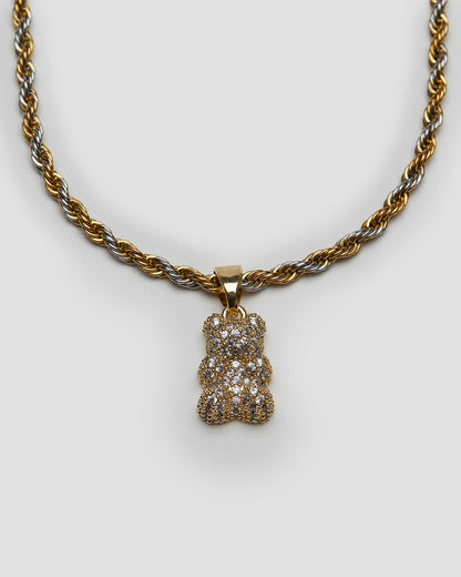 Two Tone Necklace-grise-nyc.com