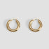 Medium 18k Gold Hoop Earrings - 25 mm - GRISÉ NYC 1