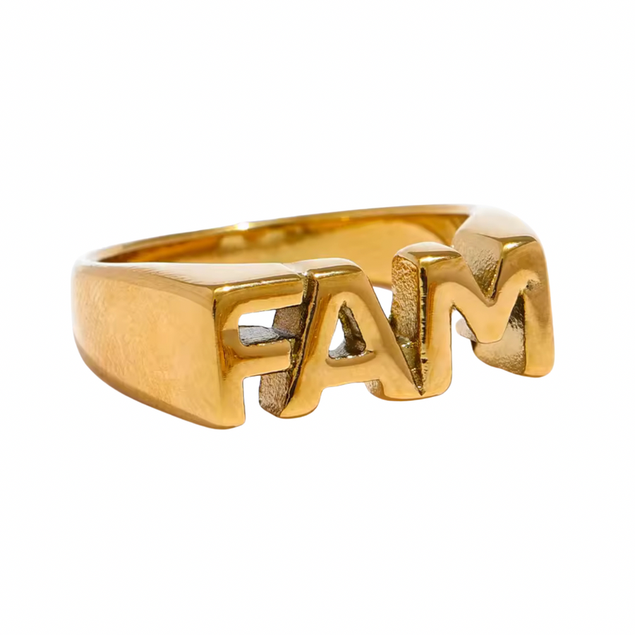 Family Ties 18k Gold Plated Ring Collection