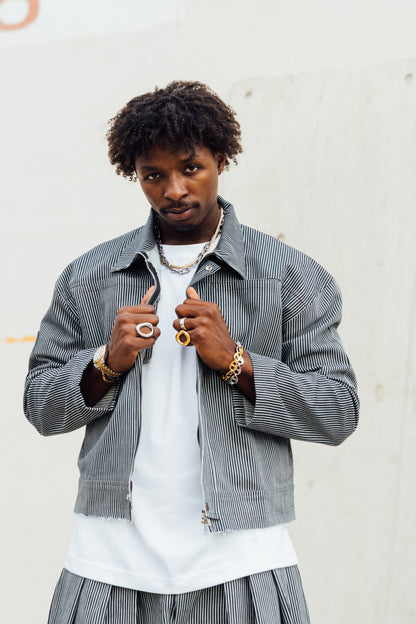 XL Oblong Stainless Steel Ring - GRISÉ NYC 10