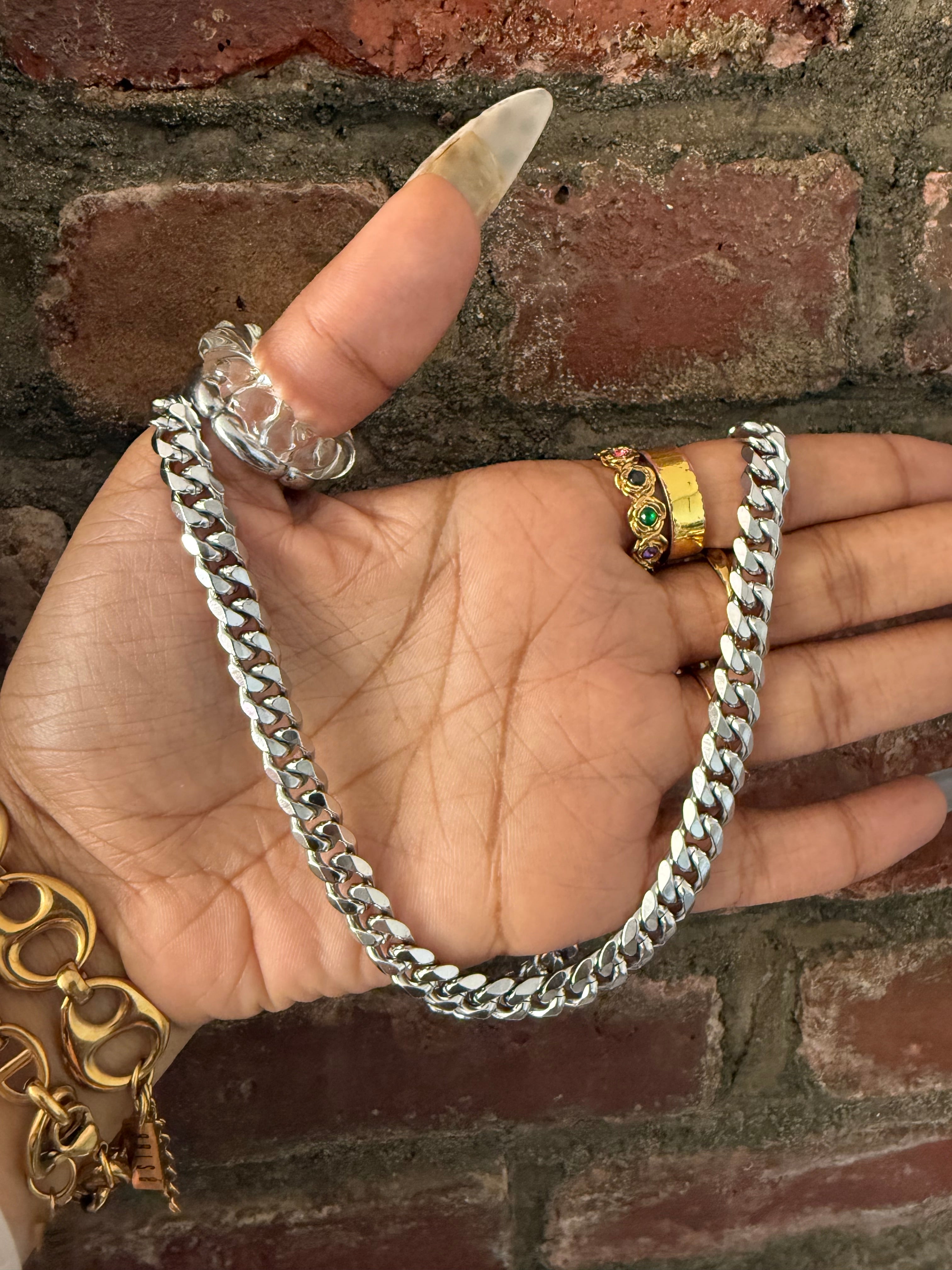 Just Do It' Nike Steel Cuban Link Chain | GRISE NYC