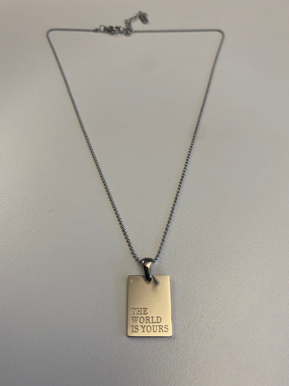 THE WORLD IS YOURS Necklace - GRISÉ NYC 3
