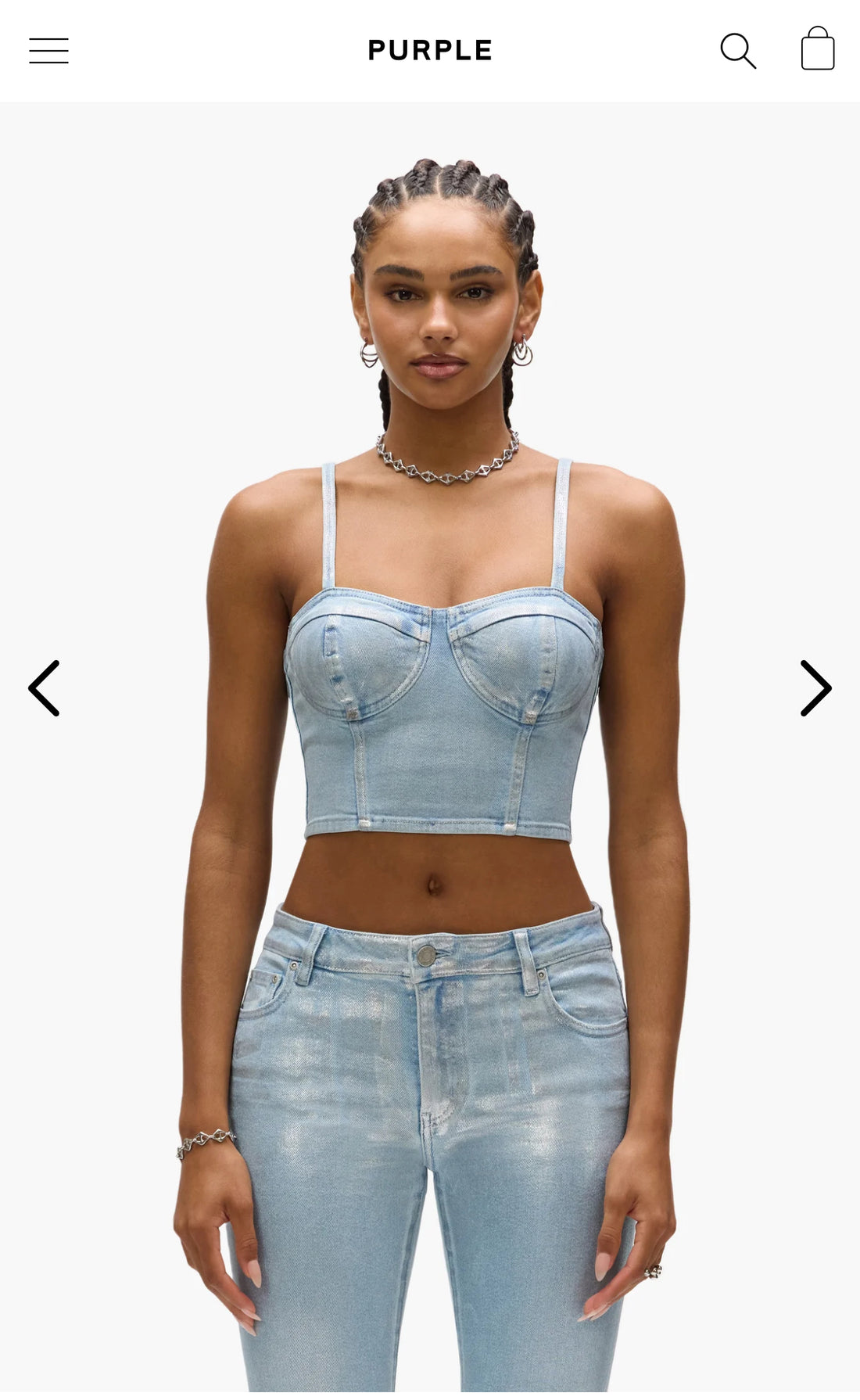 Triangle Mariner Steel Necklace