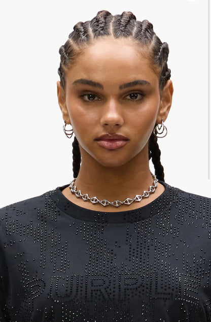 Triple Edge Layer Steel Earrings - GRISÉ NYC 2