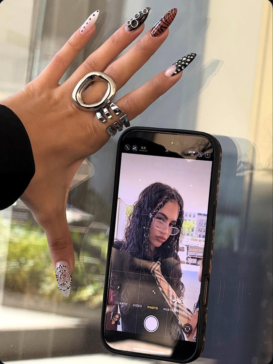 XL Oblong Stainless Steel Ring
