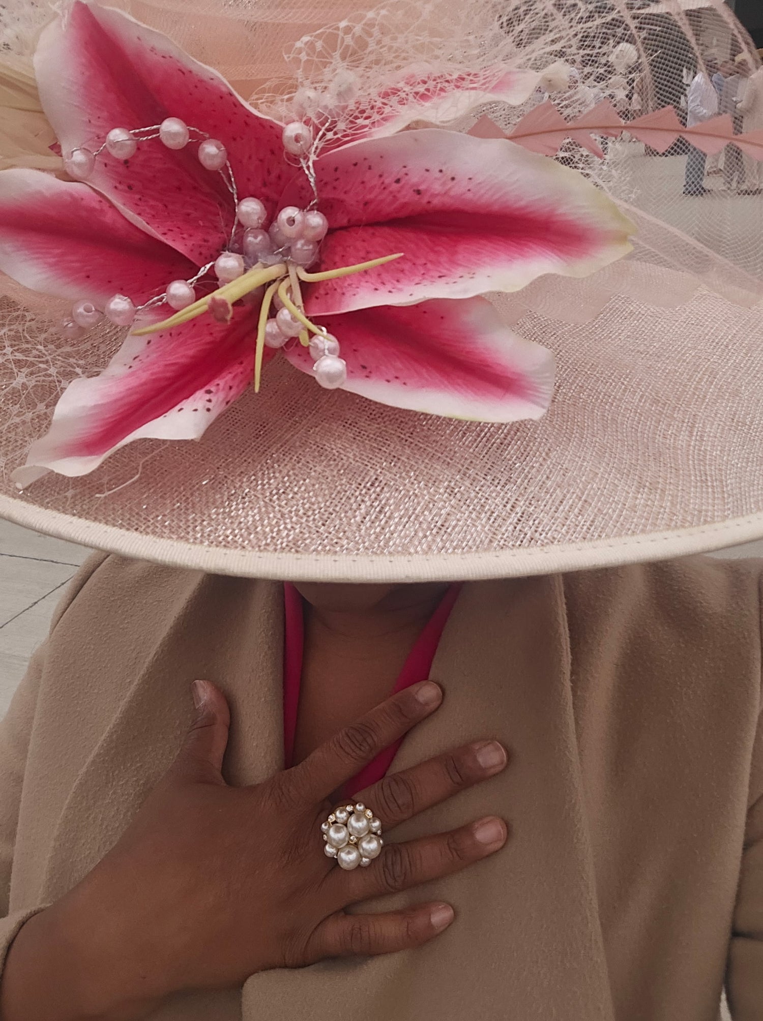 Pearl Cluster 18k Gold Gemstone Ring