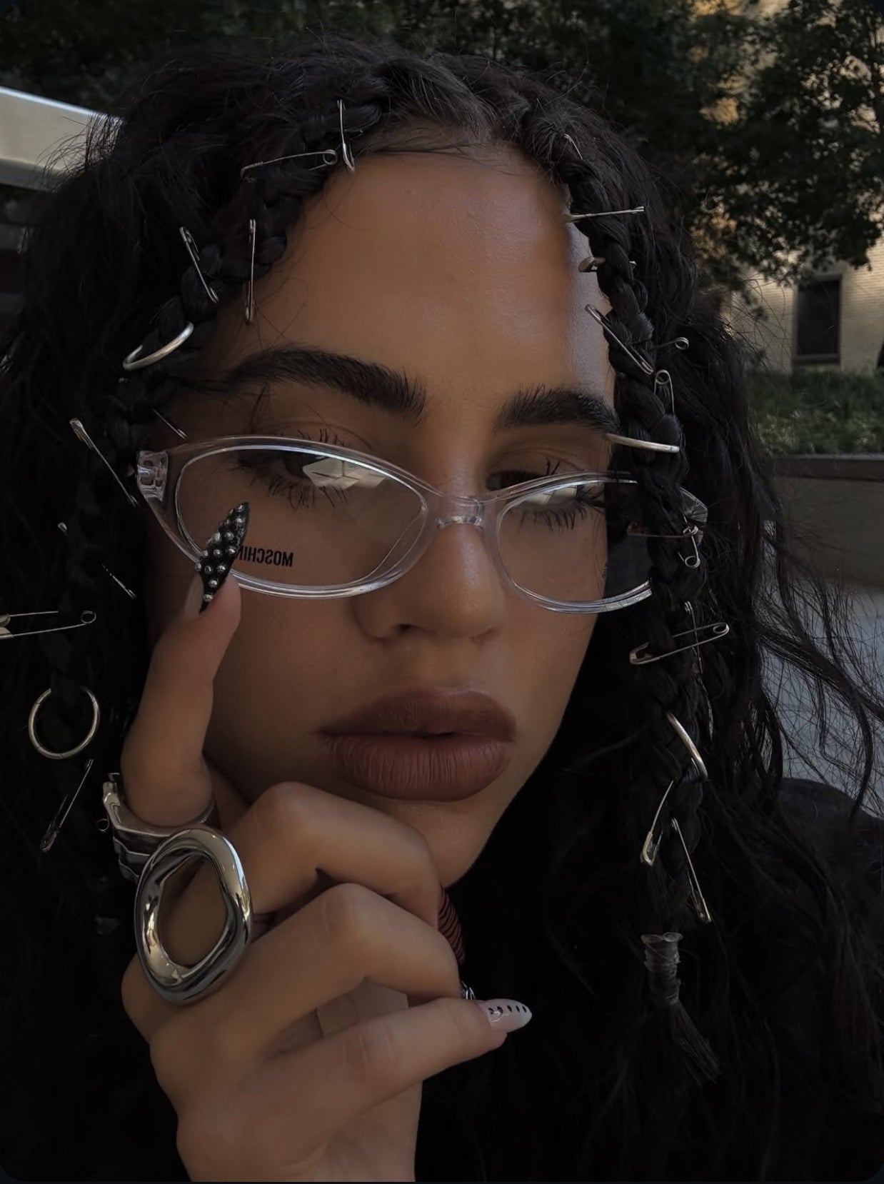 XL Oblong Stainless Steel Ring - GRISÉ NYC 8