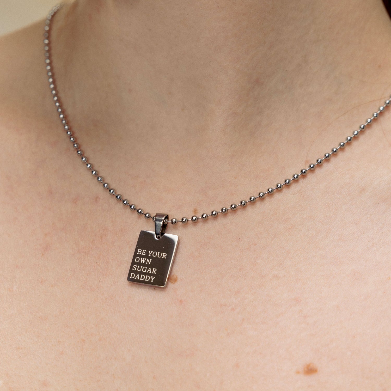 BE YOUR OWN SUGAR DADDY Necklace - GRISÉ NYC 2