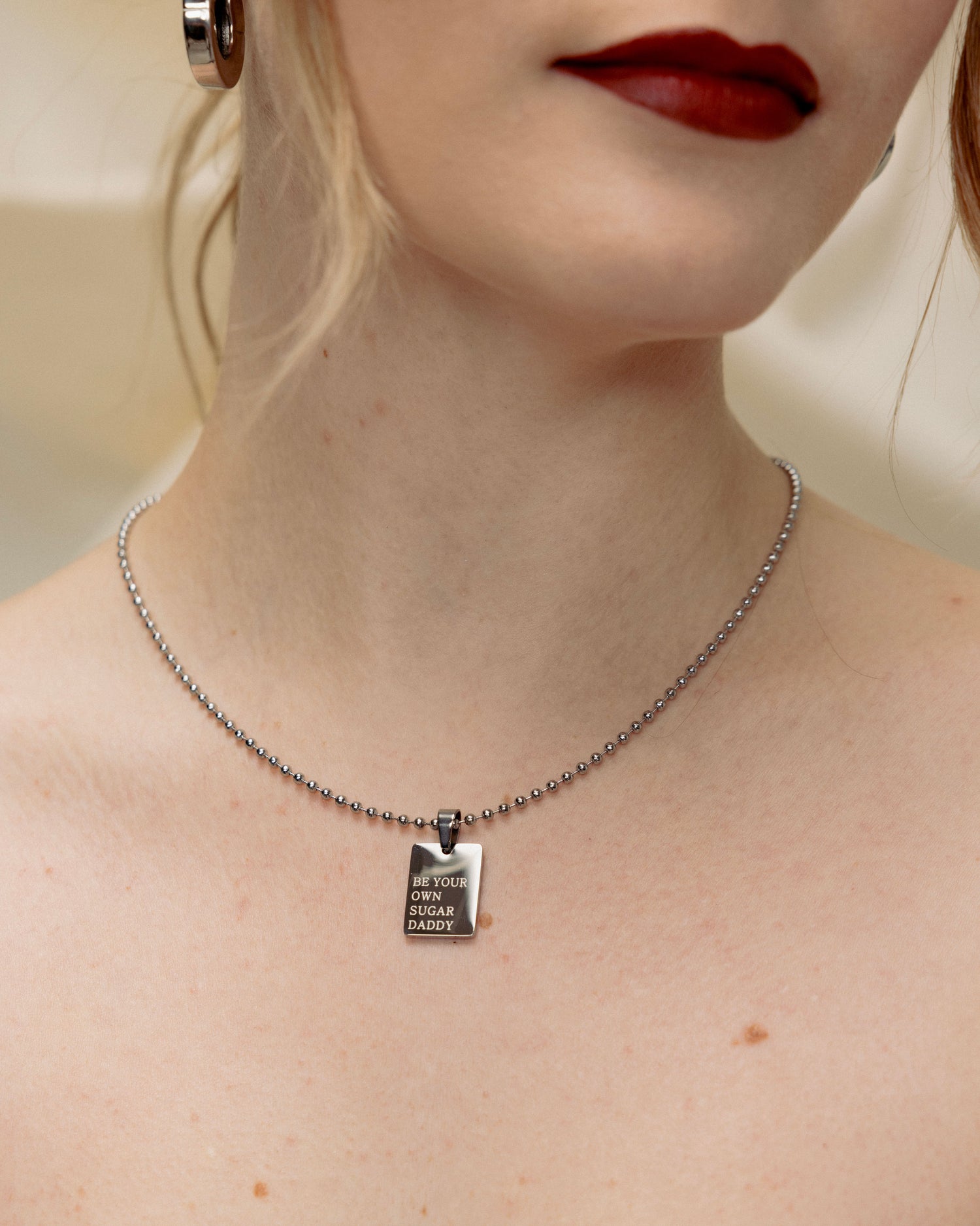 BE YOUR OWN SUGAR DADDY Necklace - GRISÉ NYC 3