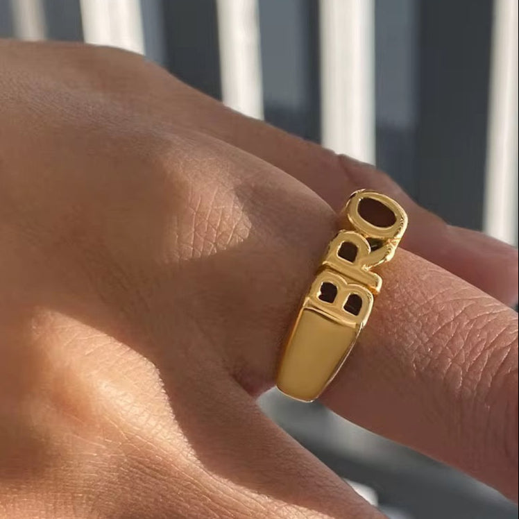 Family Ties 18k Gold Plated Ring Collection