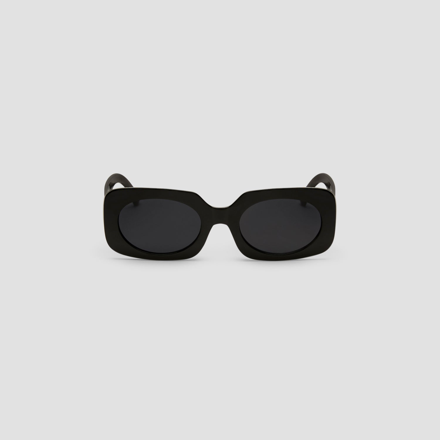 Classic Black Square Sunglasses