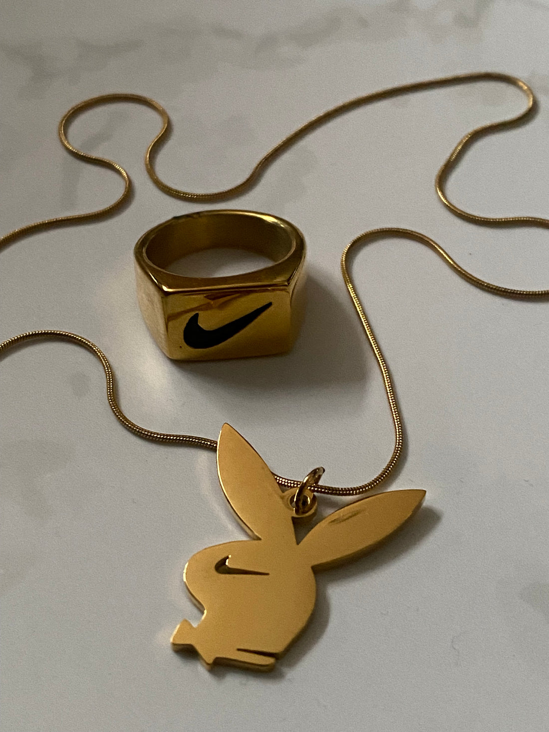 Bad Bunny 18k Gold Necklace
