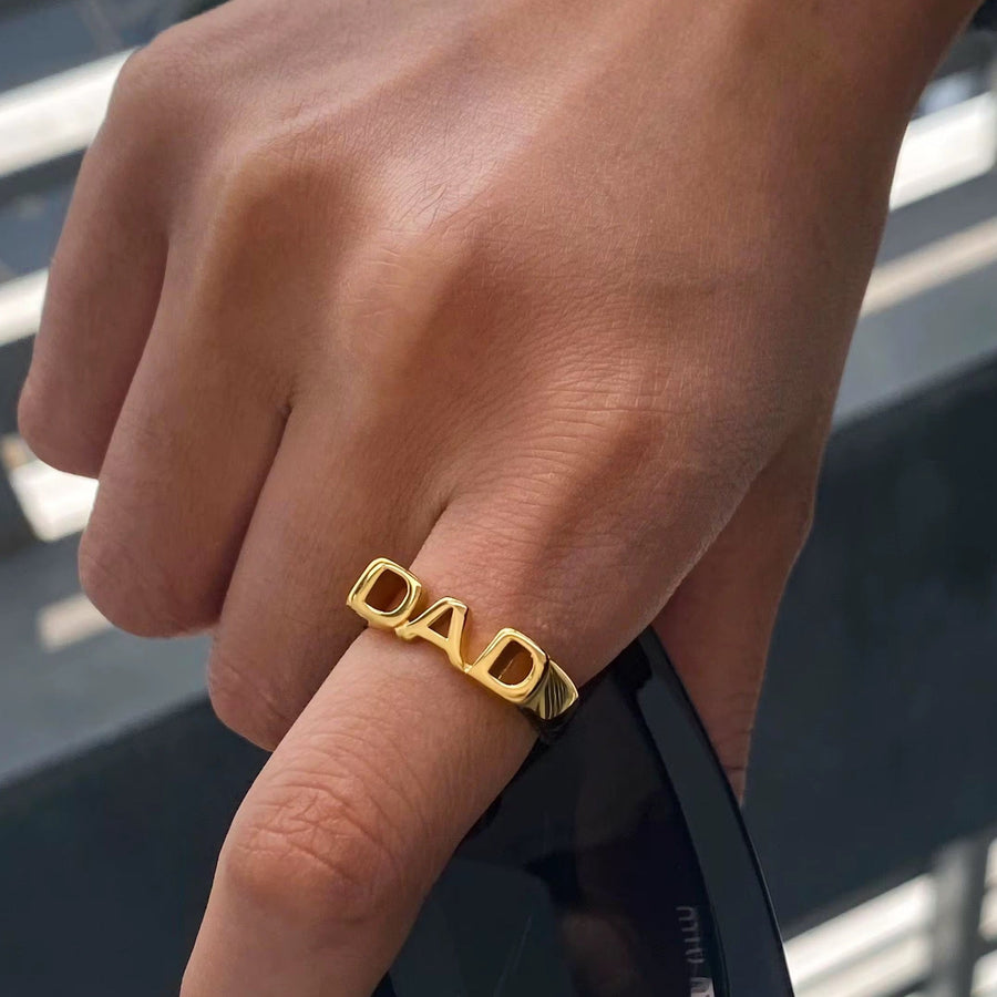 Family Ties 18k Gold Plated Ring Collection