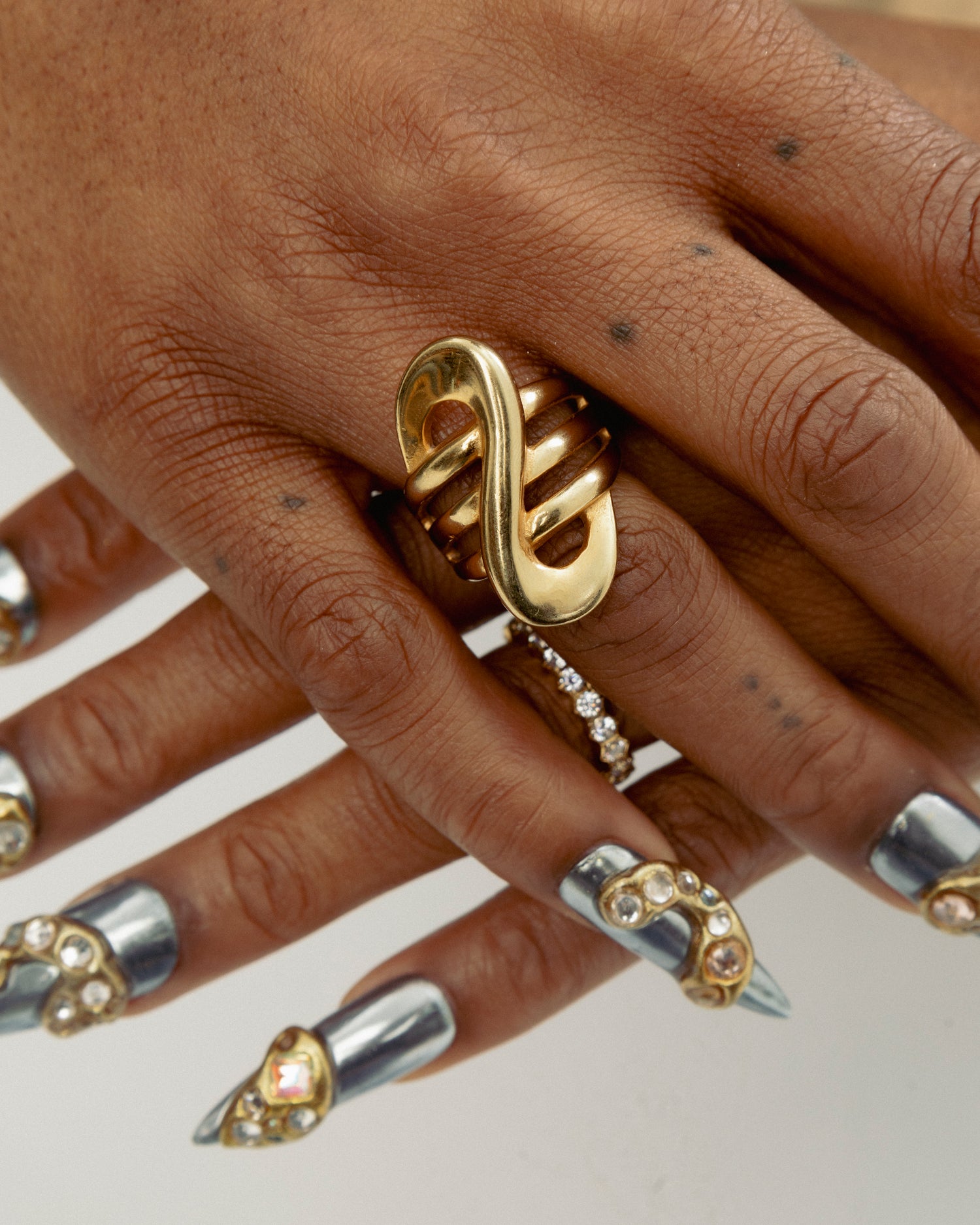 S-Layer 18k Gold Ring