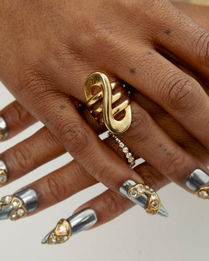 S-Layer 18k Gold Ring