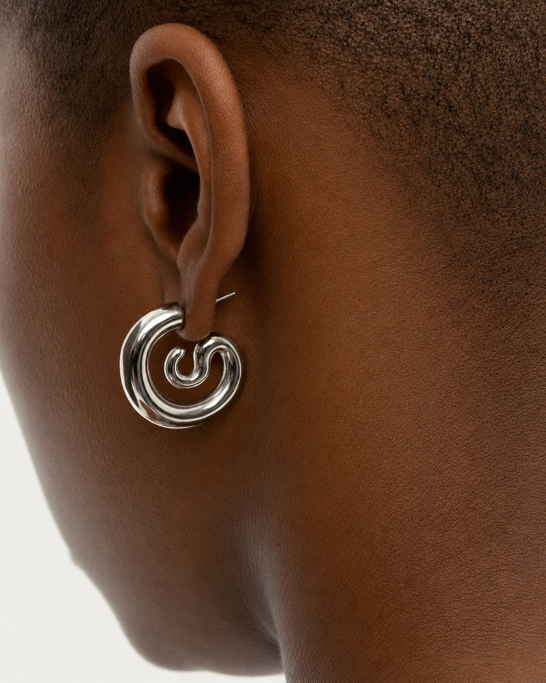 Swirl 2.0 Stainless Steel Earrings