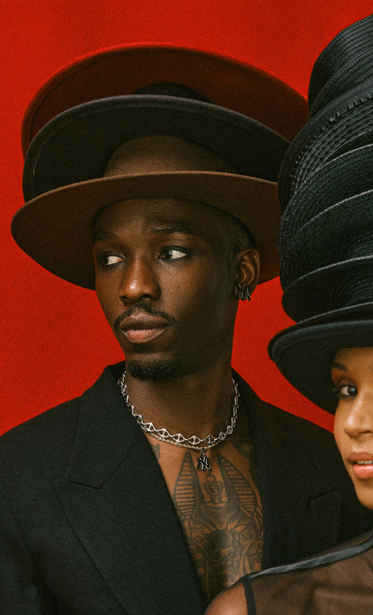 Triangle Mariner Steel Necklace