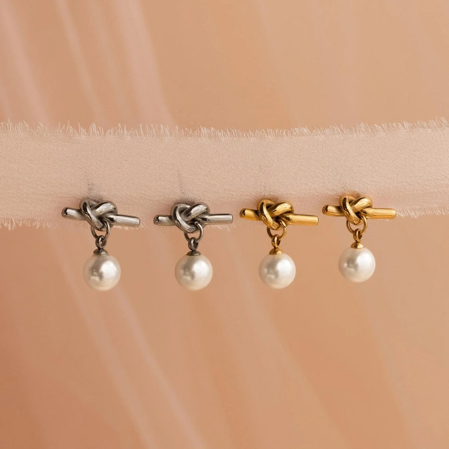 Perlita 18k Gold Plated Dangle Earrings