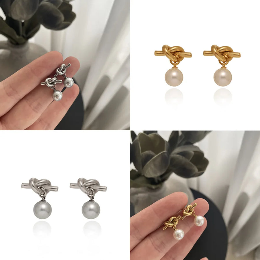 Perlita 18k Gold Plated Dangle Earrings